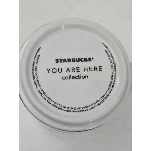 Starbucks North‎ Carolina You Are Here Collection Coffee Mug Cup 14oz 2015 - Picture 5 of 6